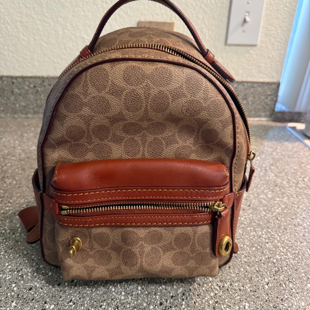 Authentic Coach Small Backpack - image 1